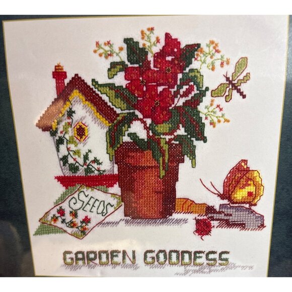 Counted Cross Stitch Kit Garden Goddess Wearable Design 51356 Candamar Designs - Picture 2 of 5